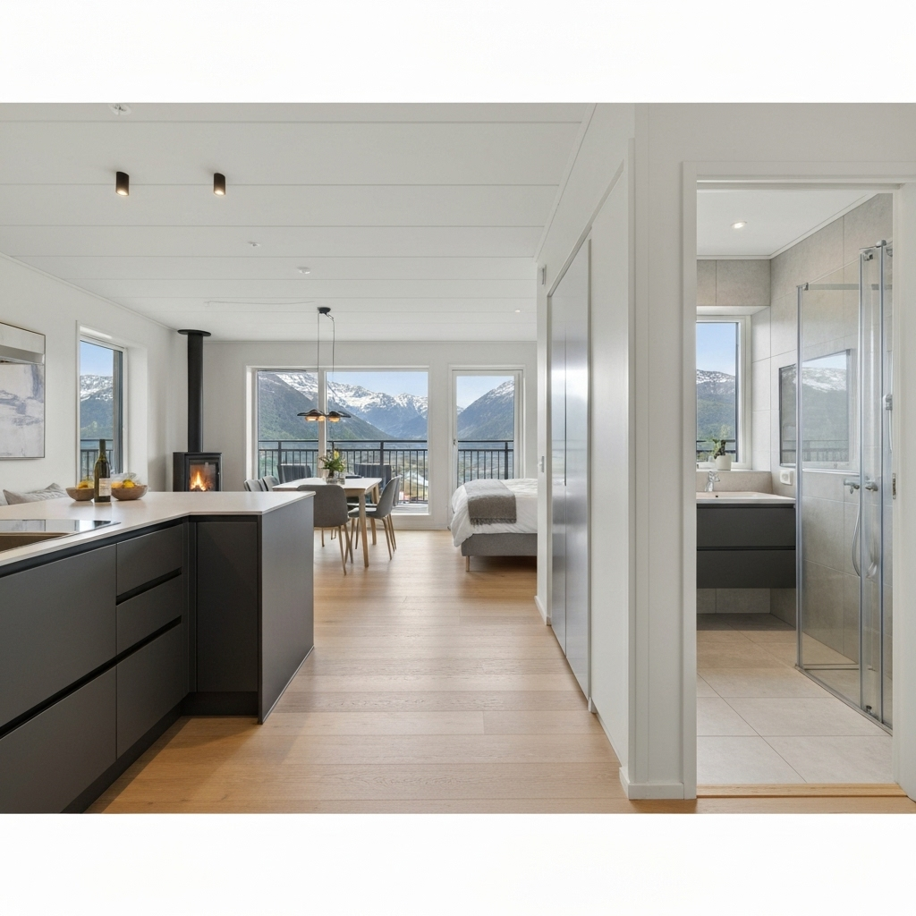 Vakker norsk bolig perfekt for Airbnb